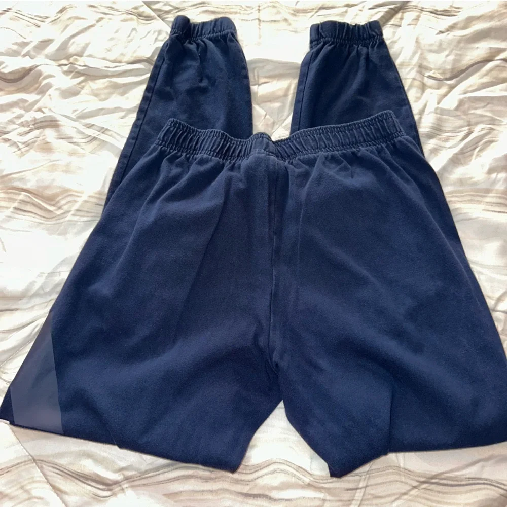 Adidas Kids Navy Blue Sweatpants - Picture 5 of 6